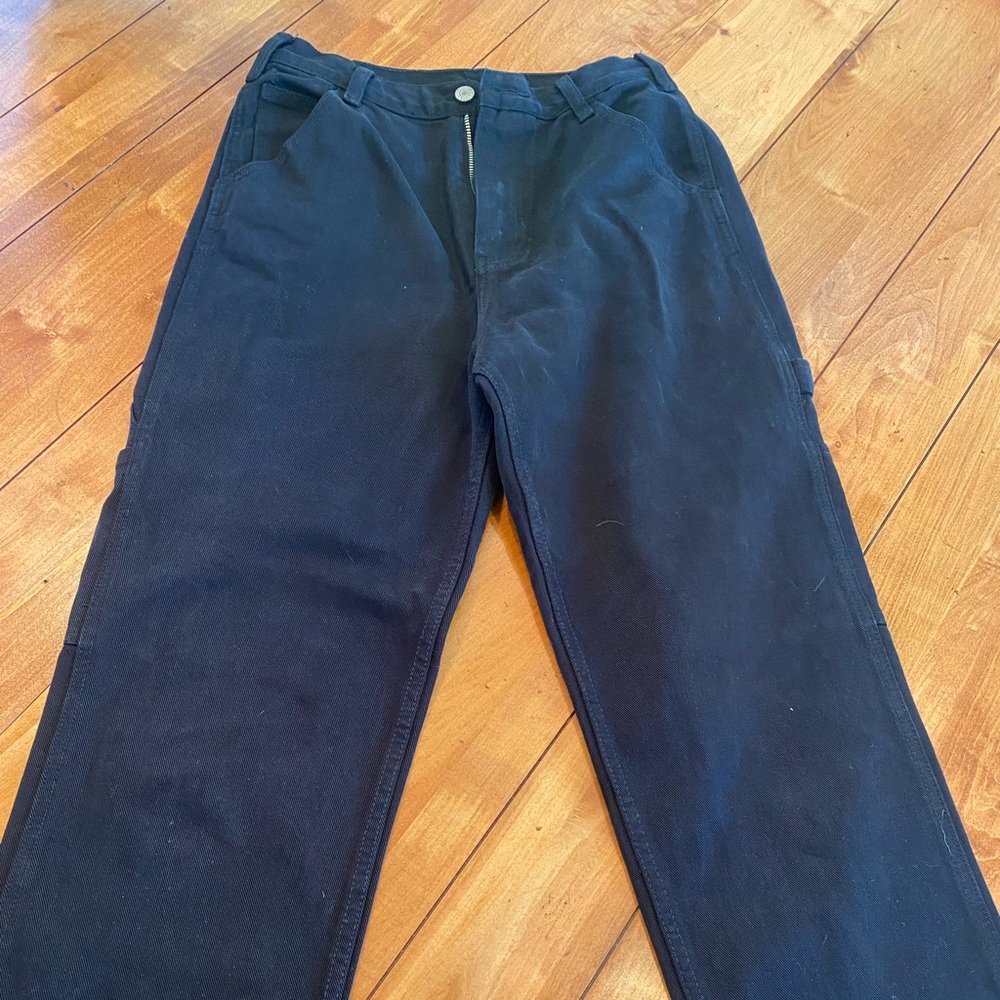 John Galt Black Carpenter Jeans